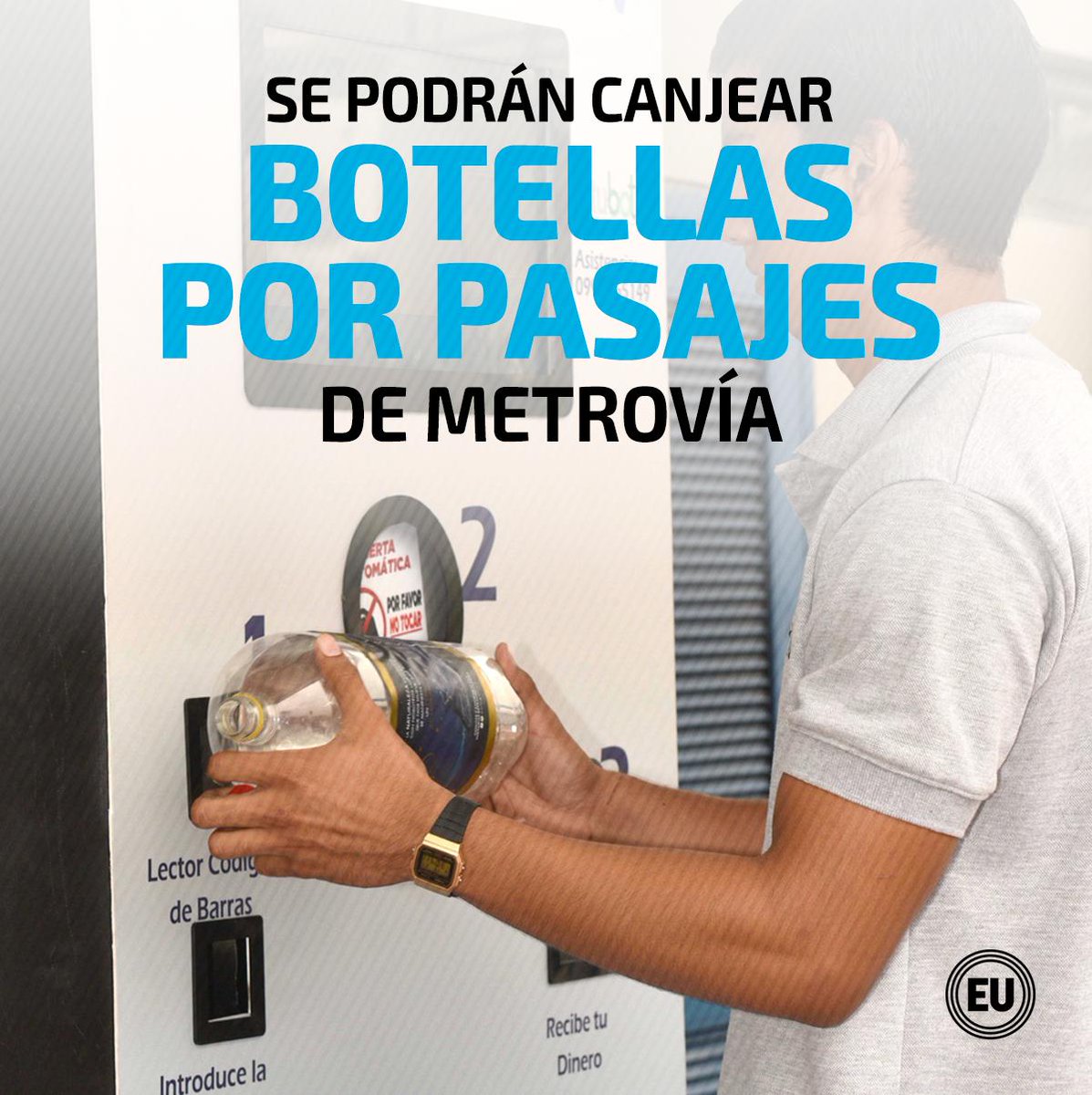 eluniversocom's tweet image. Alcaldesa de Guayaquil pidió a los ciudadanos que reciclen botellas plásticas para canjearlas por pasajes de la Metrovía. ► ow.ly/ftsx50uNIWN