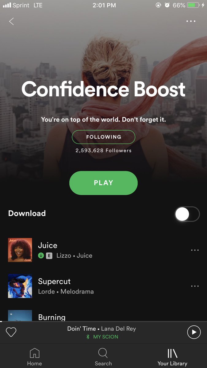 sueesan's tweet photo. @SpotifyCares There’s no option to shuffle. I’ve enjoyed this list but do not want to hear the songs in the same order over and over as I’m driving long distance. https://t.co/wBu4lCIauV