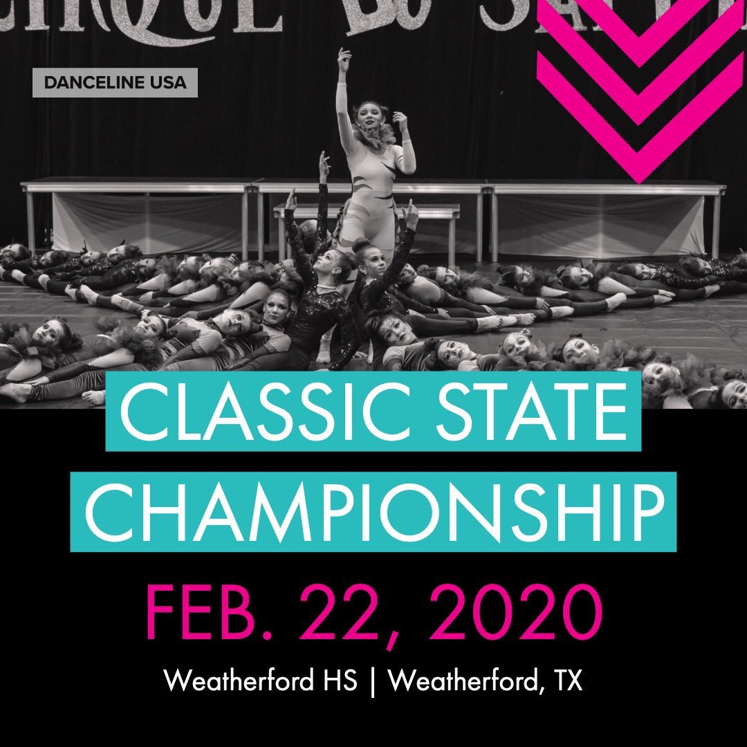 Join us as we host the Danceline Classic State Championship at Weatherford HS! 💙