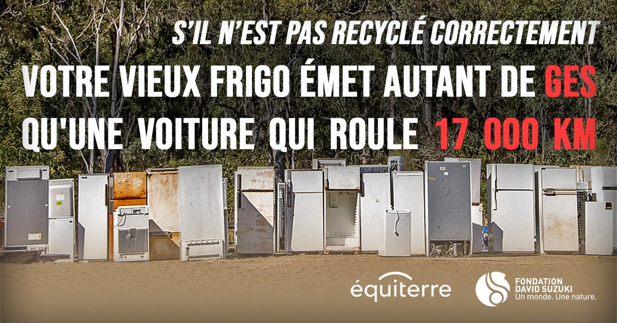 Équiterre (@equiterre) on Twitter photo Vous vous débarrassez de votre vieux frigo? #Corbeil offre un blitz de ramassage à Montréal et le recyclera de manière éco-responsable ❯ corbeilelectro.com/fr/pages/briga…
<a href="/equiterre/">Équiterre</a> félicite l'entreprise et réitère l'importance d'une solution pour toute l'industrie. #polqc #brigadecorbeil Vous vous débarrassez de votre vieux frigo? #Corbeil offre un blitz de ramassage à Montréal et le recyclera de manière éco-responsable ❯ corbeilelectro.com/fr/pages/briga…
<a href="/equiterre/">Équiterre</a> félicite l'entreprise et réitère l'importance d'une solution pour toute l'industrie. #polqc #brigadecorbeil