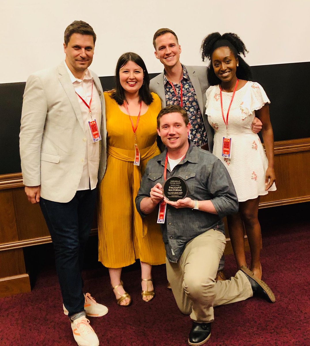 Celebration of Courage Award Winner. Kansas City LGBT Film Festival 2019. #filmfestivals