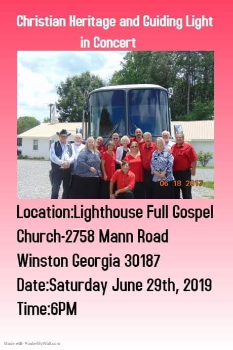 chgospel's tweet photo. This Weekend Winston GA Saturday Night and Temple GA Sunday Morning at Lighthouse Full Gospel Saturday 6pm and Oak Hill COGOP Sunday Morning 10:30am. https://t.co/fC4ce10dHh