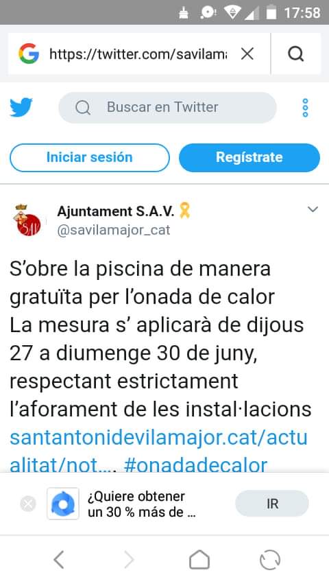 Una bona iniciativa que tb ha adoptat l Ajuntament de Sant Pere.