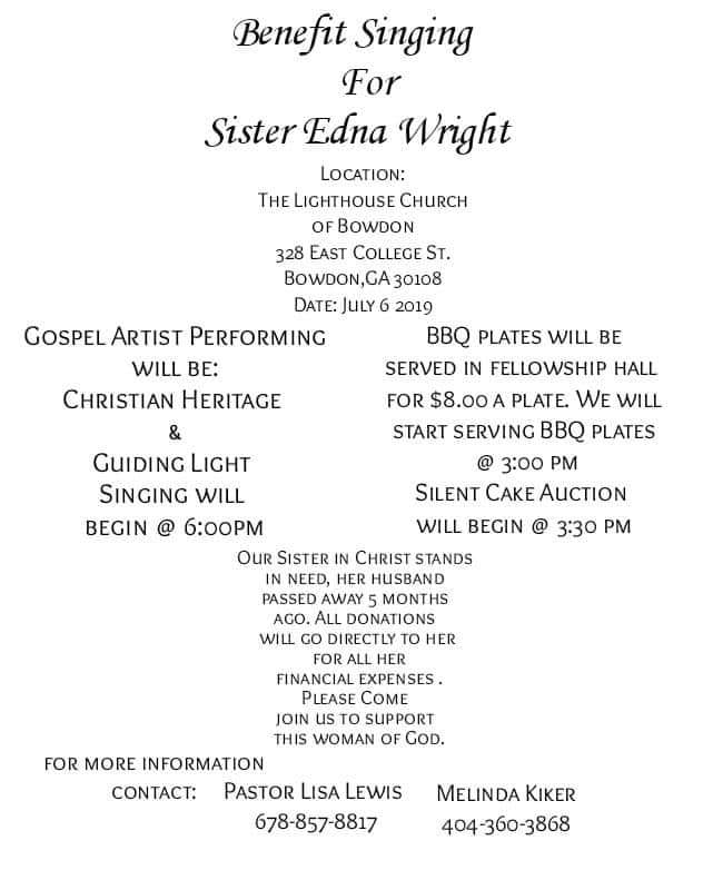 chgospel's tweet photo. Saturday July 6th in Bowdon GA. https://t.co/RXZUVYvw7D