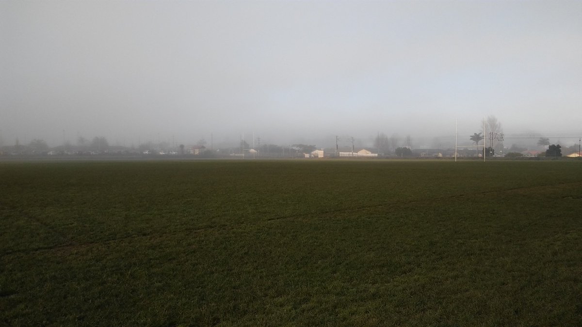 HFWaitakere's tweet photo. Fog rolling away from the Waitemata Rugby Club in Henderson this morning to reveal a sunny day! #Winter #nzweather #stillcold https://t.co/MD0lJ6Q0MJ