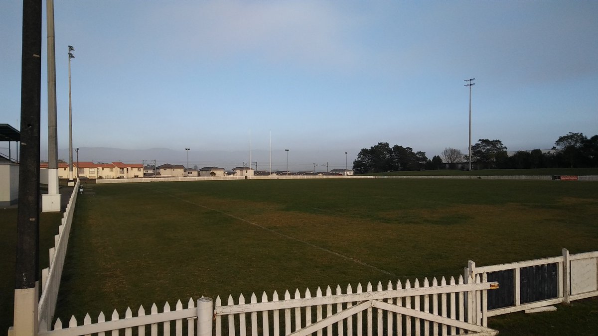Fog rolling away from the Waitemata Rugby Club in Henderson this morning to reveal a sunny day! #Winter #nzweather #stillcold