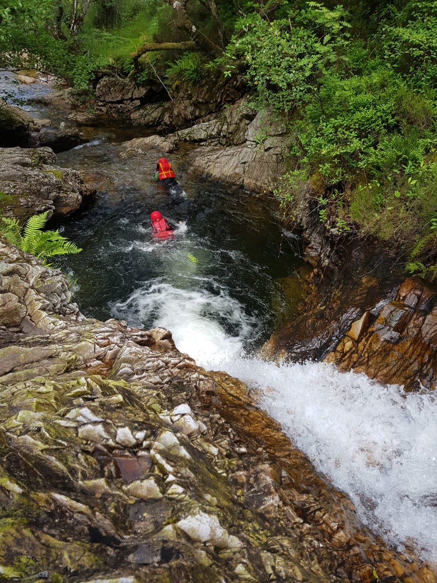 SilverOutdoorEd's tweet photo. Canyoning on day one of our #adventure #residential with @Hebpursuits in #Glencoe #outdoors #outdoored #canyoning #waterfalls #fun #amazing #adventures #activeschools #cliffjumping #waterfallslides #getthekidsoutside #scotland #scotishmountains https://t.co/zQv9mo5YES