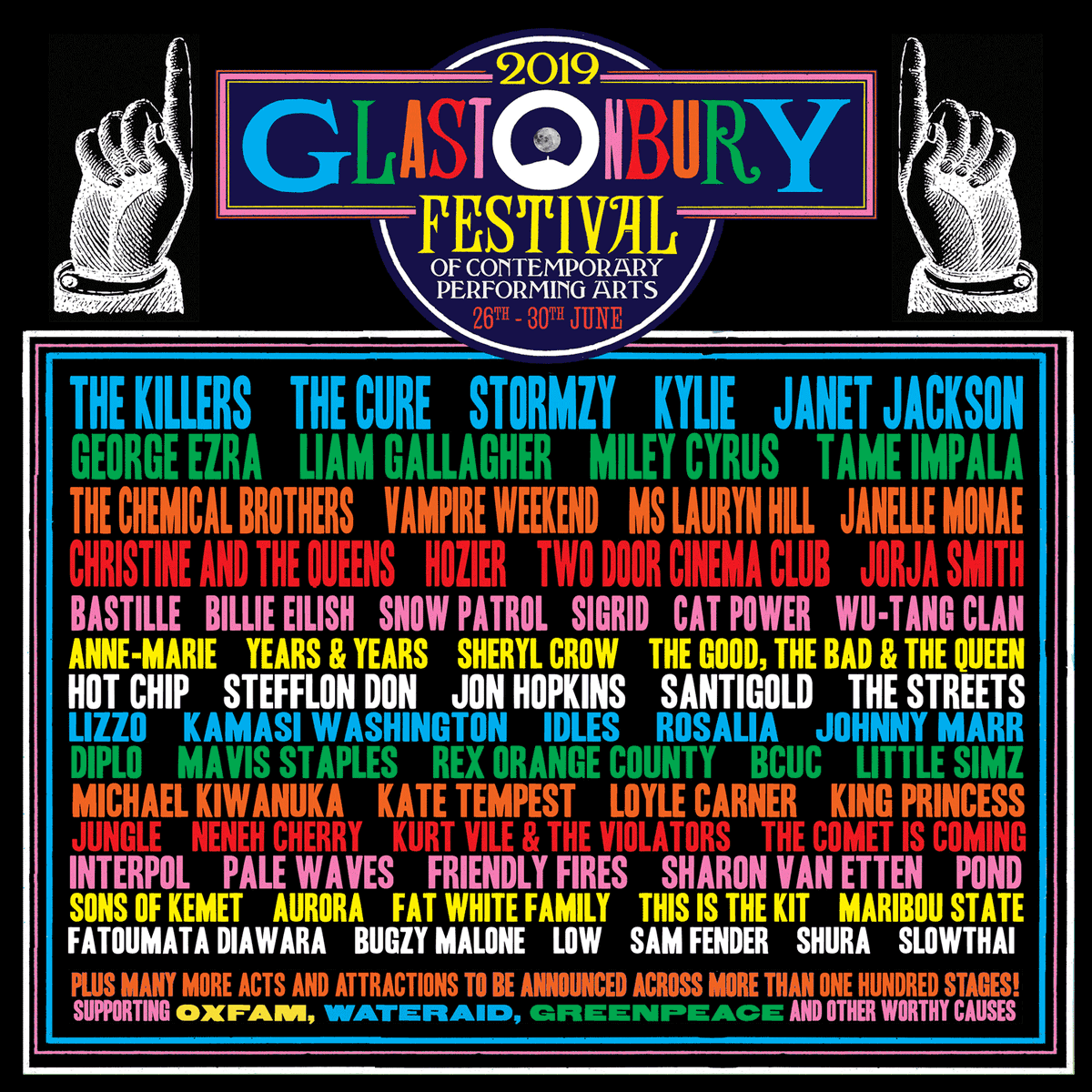 wewant2go2's tweet photo. GLASTONBURY FESTIVAL
@GlastoFes day 2
@Paranoid_London
@Prospauk
@MellaDee_
@russfrumfrunds
@CosmicDross
@IamTomWalker 
@swimminggirlsuk
@romapalaceband
@iammariewhite
@PortErinMusic
@lekiddo
@VrillonBand 
@FlyinMojitoBros
@MilesMetric
@barbarellasbb
https://t.co/wPauvLeXlT https://t.co/hr6xxsW94t
