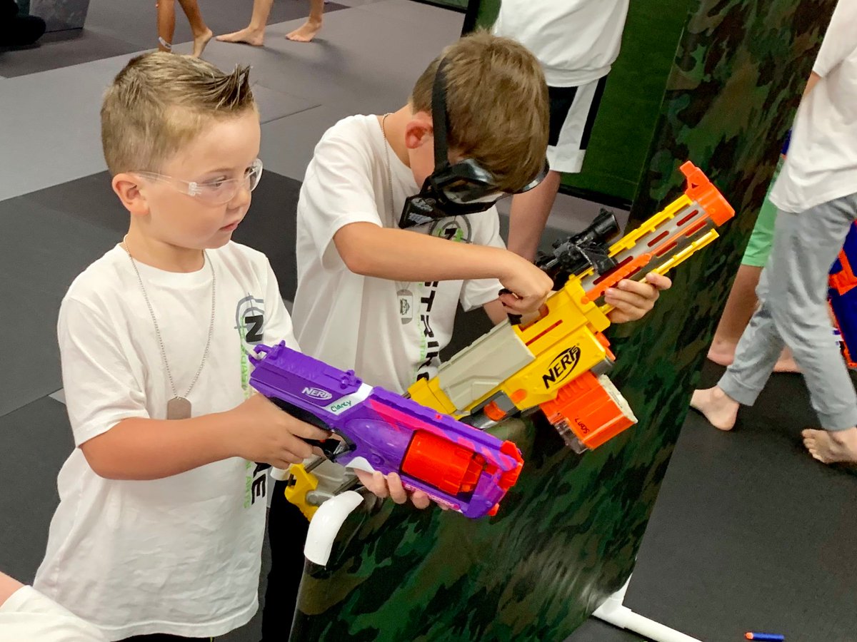 CalCoastATA's tweet photo. Nerf Camp at Cal Coast is soon! The kids are having an awesome time. Here are a few memories from the first couple days! 😁👍🙌

#NerfWars #SummerCamp #Kids #Summer #Fun #CCMA #CalCoastATA  #SimiValley #Moorpark #momsofmoorpark #momsofsimivalley https://t.co/b9VSlKF5pV