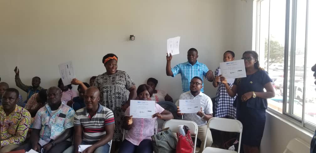 trendgroupgh's tweet image. @SaniPath Project (Accra) - Dissemination workshop.
Presentation of Certificates by Hon Assembly Members to Environmental Health Officers and Community Development Officers who participated in the deployment of the tool.
@csiesel @onlyhabyak @AtoSenayah @AccraMetropolis @RansforM