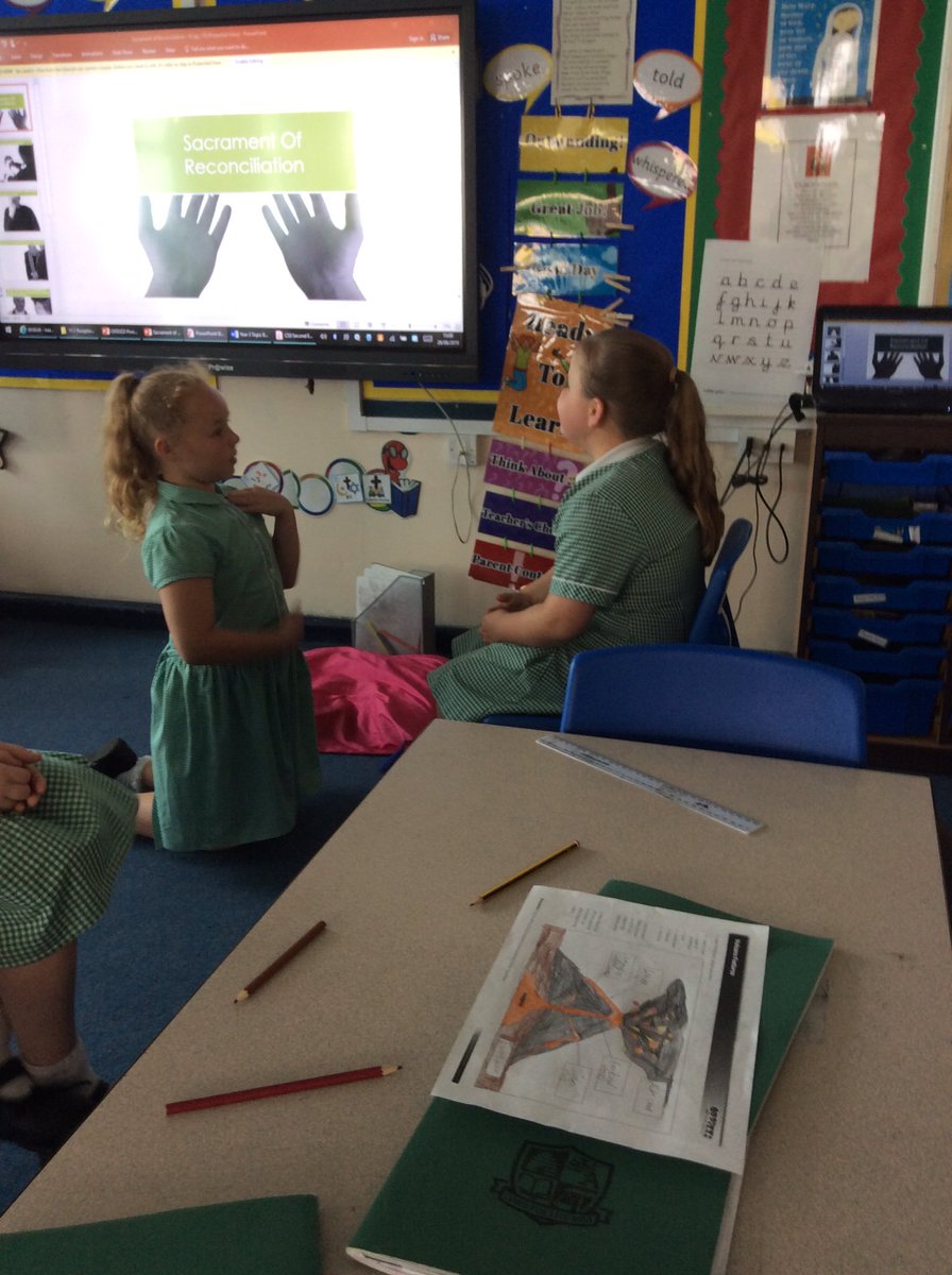 MrsWalkerY3's tweet photo. Y3 used role play to show what happens during the Sacrament of Reconciliation @stambcathlife https://t.co/PY25SNouBE