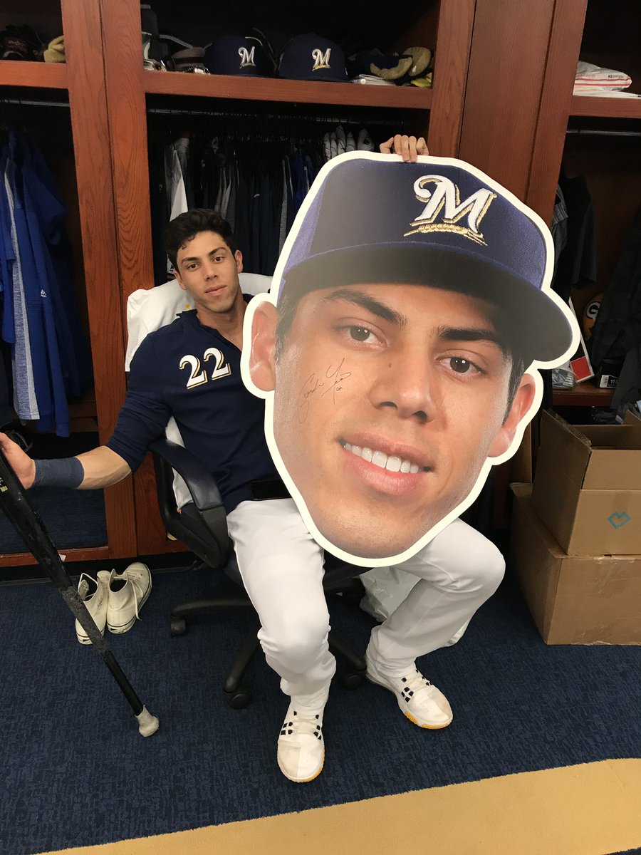 Brewers's tweet image. Retweet for a chance to win one of these signed big heads and spread the word to anyone that still needs to #VoteBrewers! (Brewers.com/vote)