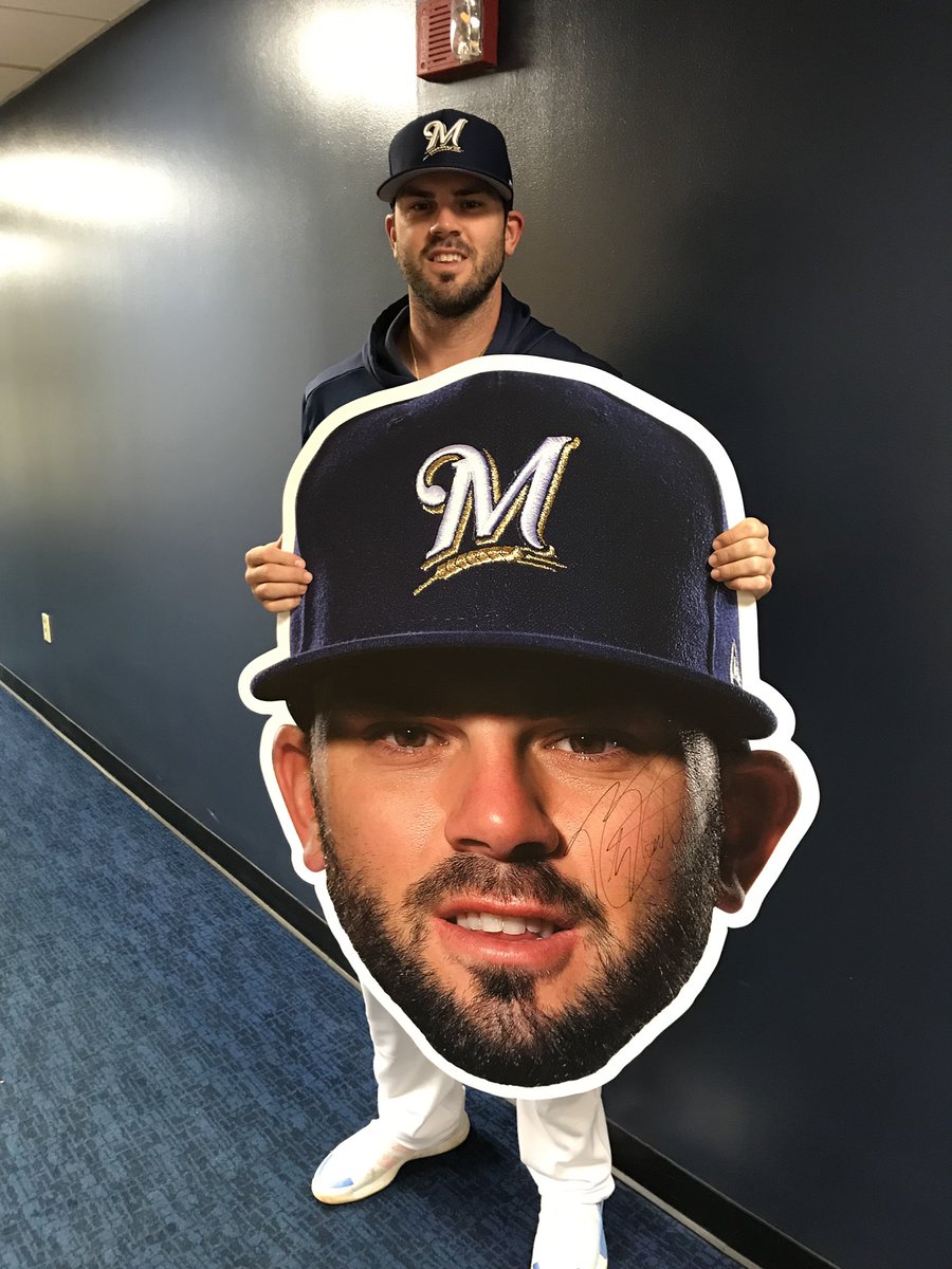 Brewers's tweet image. Retweet for a chance to win one of these signed big heads and spread the word to anyone that still needs to #VoteBrewers! (Brewers.com/vote)