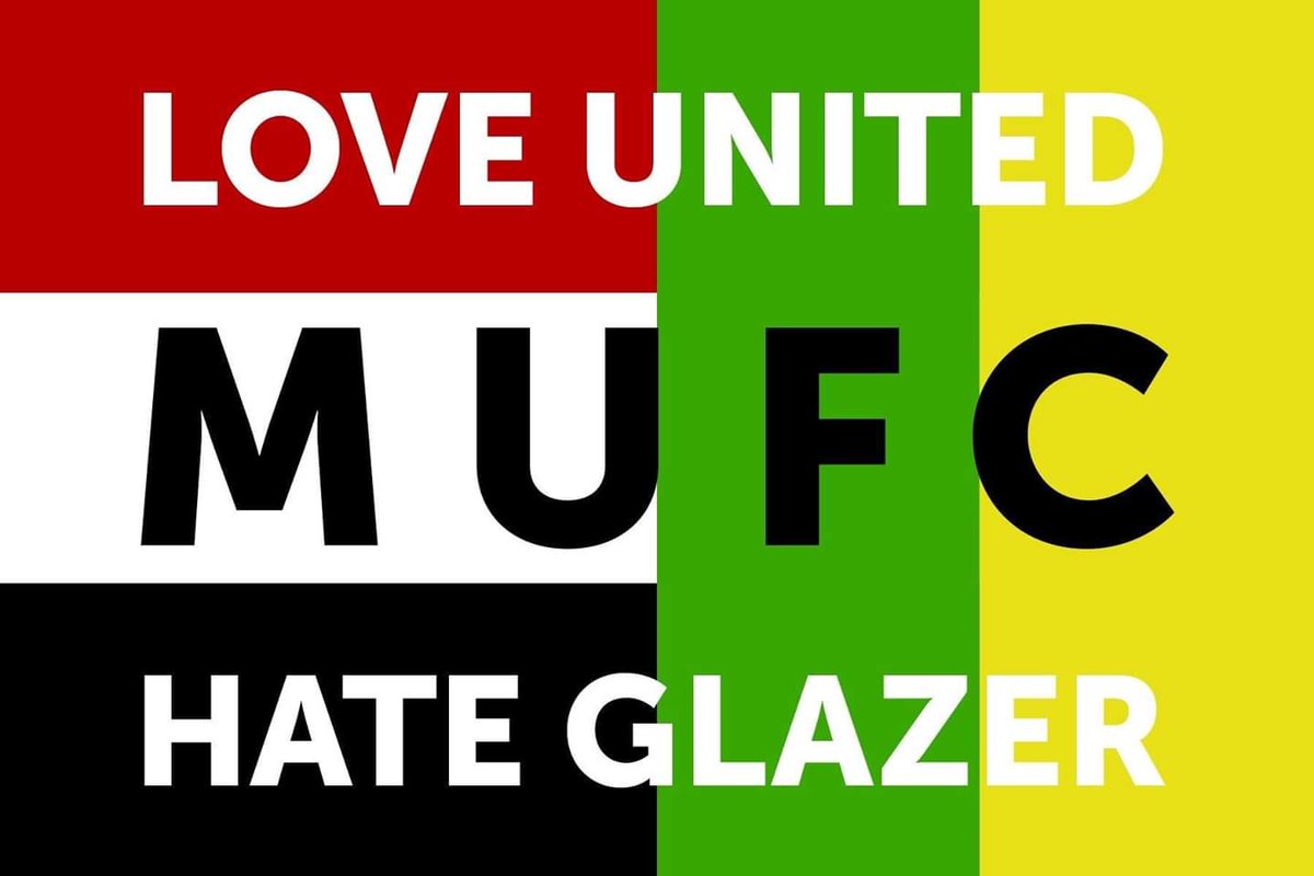 hazemabulela's tweet photo. #GLAZERSOUT https://t.co/E90aW4Bahl