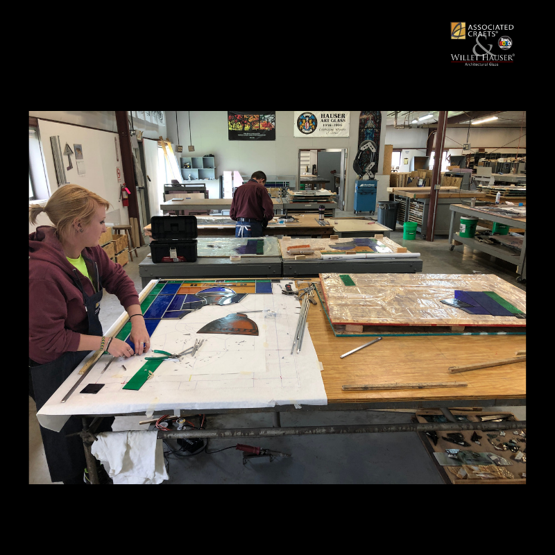 ACWHGlass's tweet photo. Our staff seem to be right at home working on these intricate pieces! They require hours upon hours of detailed work and if you can't already tell, they not only love their job, but they are great at it! Wouldn't you agree?
#ACWH #StainedGlass https://t.co/6UWAwLLoHd