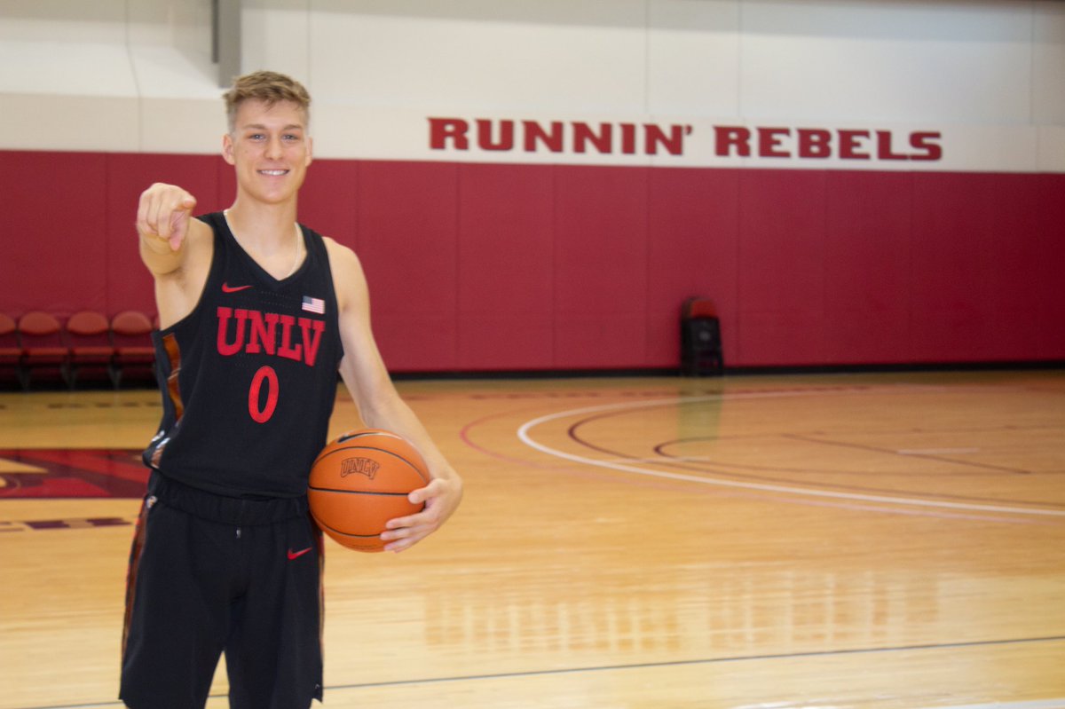 UNLV Rebels Mini Basketball And Hoop Set