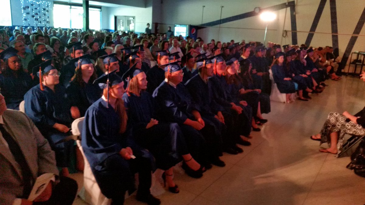 RTT_Amherstburg's tweet photo. .@Western1970 celebrating the Class of 2019 at their graduation at the school. https://t.co/rriHvkKwo5