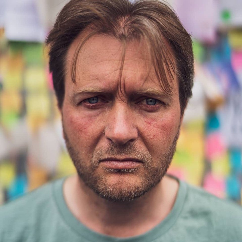 This is the face of a man who has had his family torn apart.  This is the face of a man who has been on hunger strike for 12 days.  This is the face of man who isn't giving up... and neither are we.  Together we are strong and we must stay so to #FreeNazanin