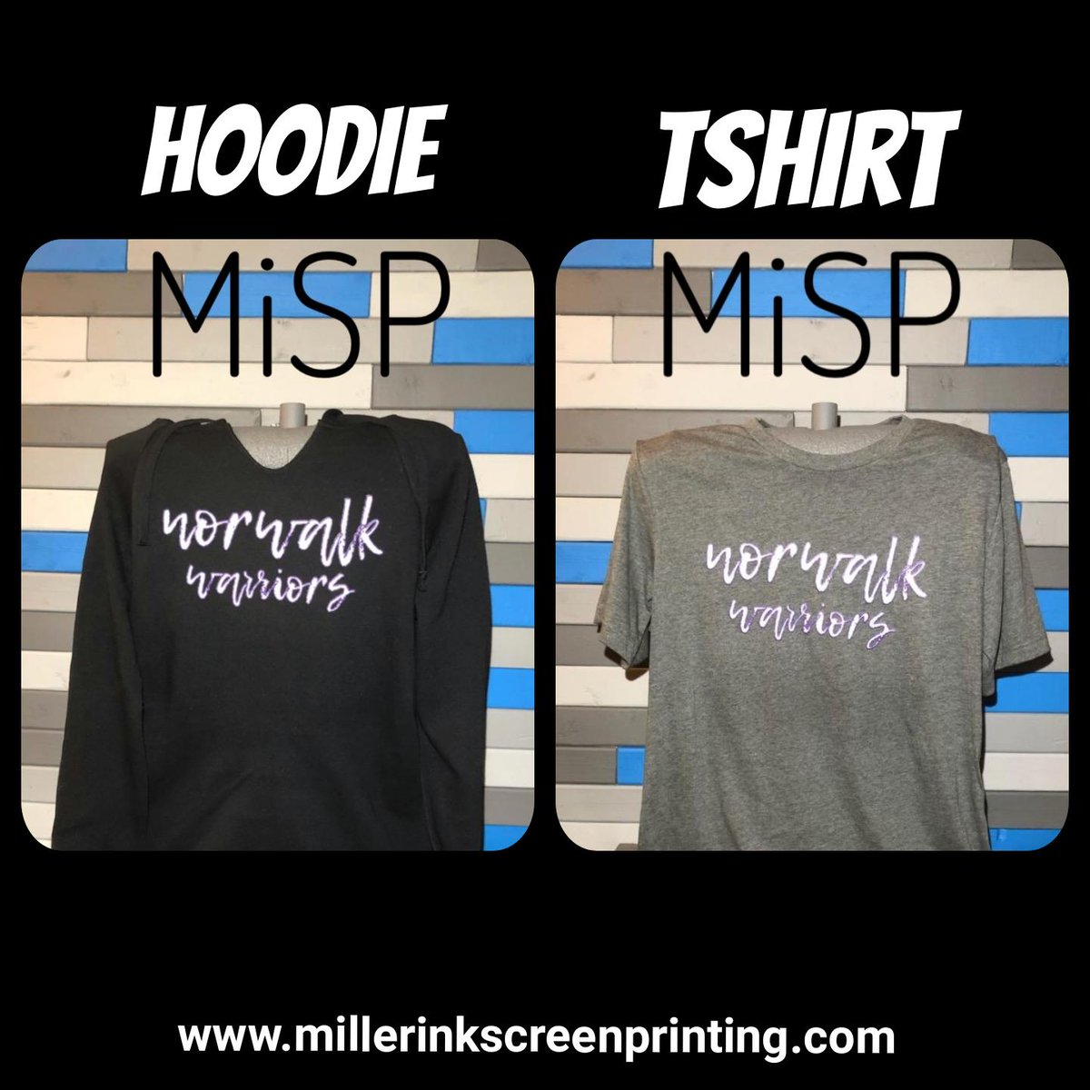 MillerinkSP's tweet photo. Norwalk shirts and hoodies printed for Beyoutiffull Designs. #norwalk #warriors #screenprinting #hoodie #tshirt https://t.co/KjuhAS0hk0