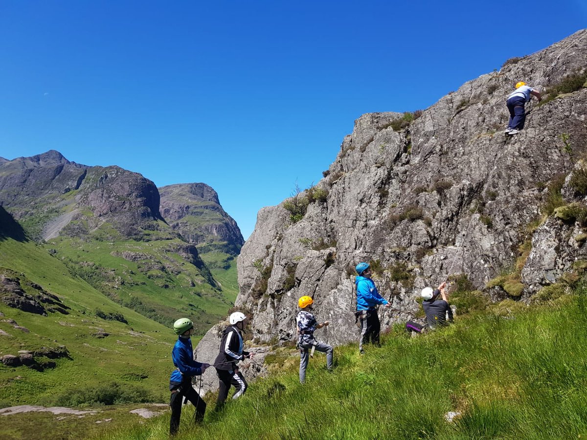 #Rockclimbing on day two of our #adventure #residential with @Hebpursuits in #Glencoe #outdoors #outdoored #climbing #fun #amazing #adventures #activeschools #getthekidsoutside #scotland #scotishmountains