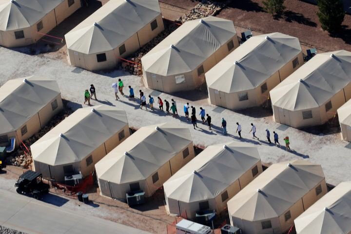 MKRIZSA50's tweet photo. @NatashaBertrand @YogiSunlight #trumpTRASH & #trumpTRASHadmin aka #CBPmarkmorgan
preaching for YEARS about the violent gangs traveling thru CA to our southern border....
However, the #TrumpConcentrationCamps convey the opposite... https://t.co/LXRPGUOXT1