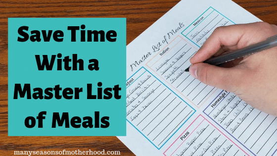 MSOM_Blog4Moms's tweet image. Save Time With a Master List of Meals buff.ly/2RBQBPA #mealplanning #savetime