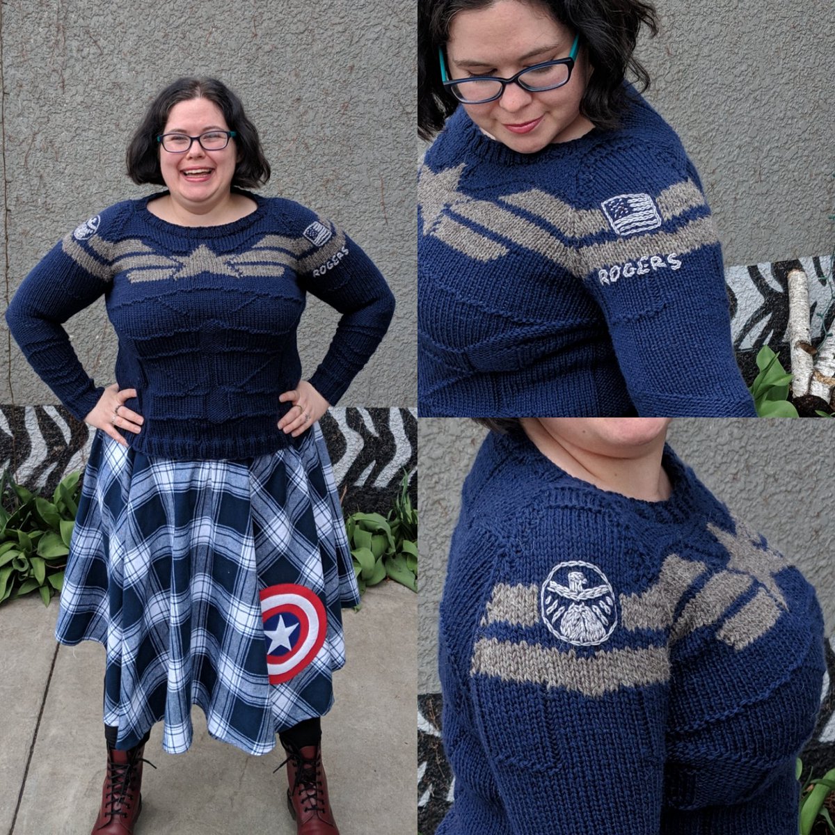 DrawFour's tweet photo. I thought it was funny but I also feel like we have something to prove now. Knitters, crocheters, lets show @StephenAtHome and @colbertlateshow our softest and best-fitting projects. We're warm and we're cozy and we don't much care for fascists!
#LateMeShowYouMyWool https://t.co/fHy7F1NkPo
