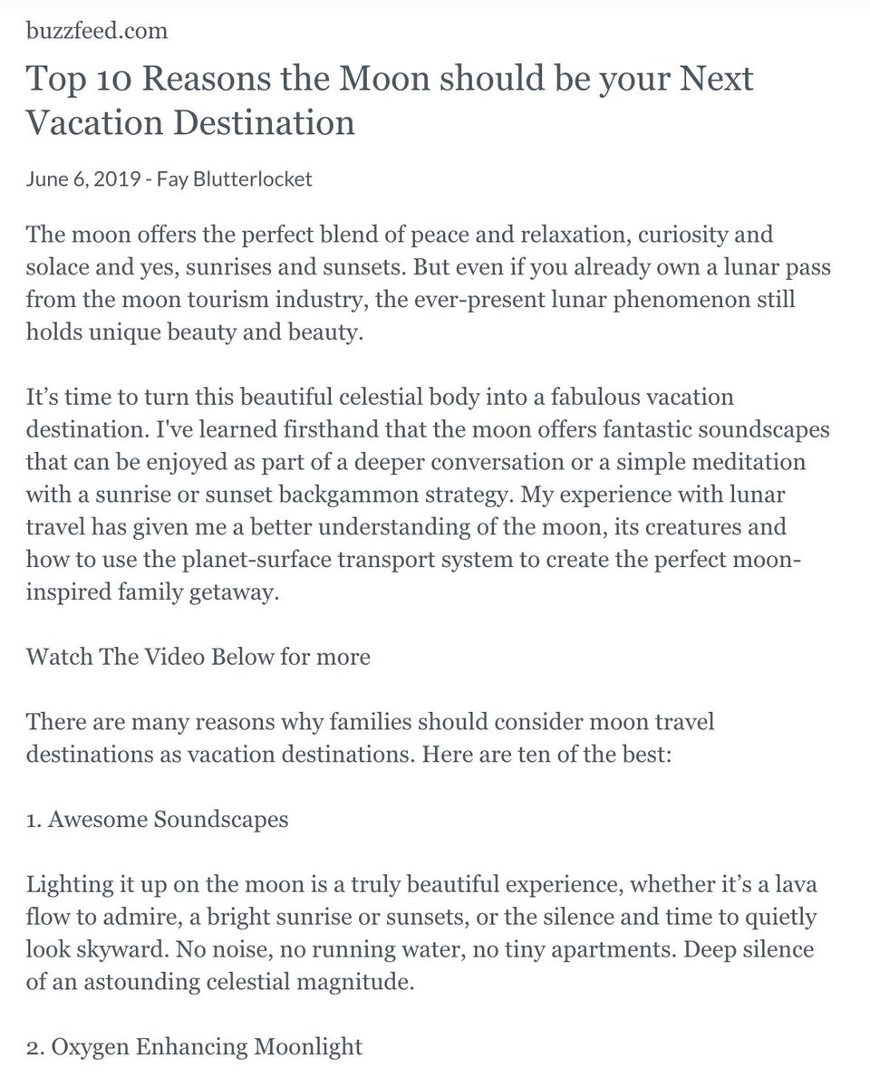 The moon offers the perfect blend of peace and relaxation, curiosity and solace and yes, sunrises and sunsets. But even if you already own a lunar pass from the moon tourism industry, the ever-present lunar phenomenon still holds unique beauty and beauty.

It’s time to turn this beautiful celestial body into a fabulous vacation destination. I've learned firsthand that the moon offers fantastic soundscapes that can be