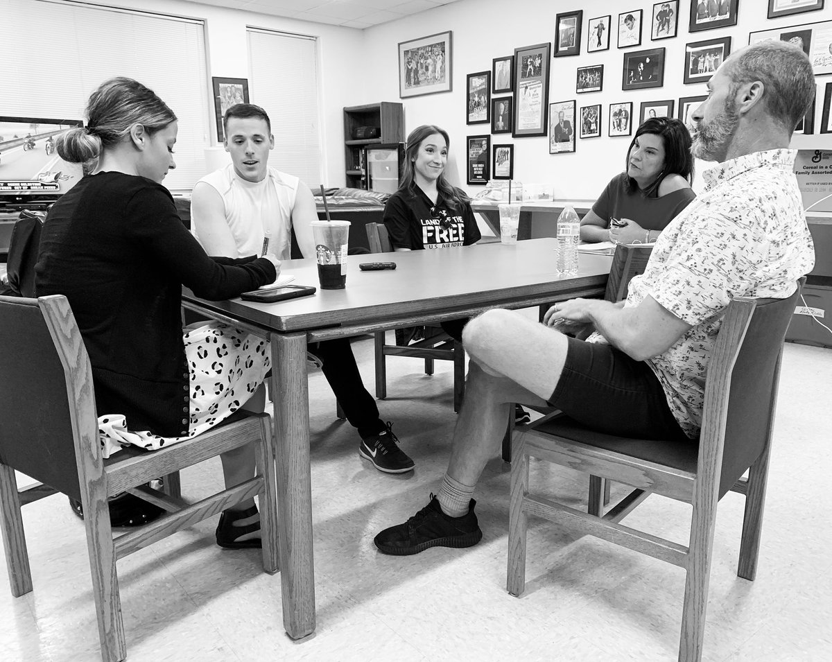 Behind the scenes interview for our upcoming show #footloosethemusical going on now with @nwf_entertainer 🖤 Look for the feature in the <a href="/nwfdailynews/">nwfdailynews</a> then come to the show July 10-13 at the <a href="/MattieKellyArts/">Mattie Kelly Arts</a> center in Niceville!