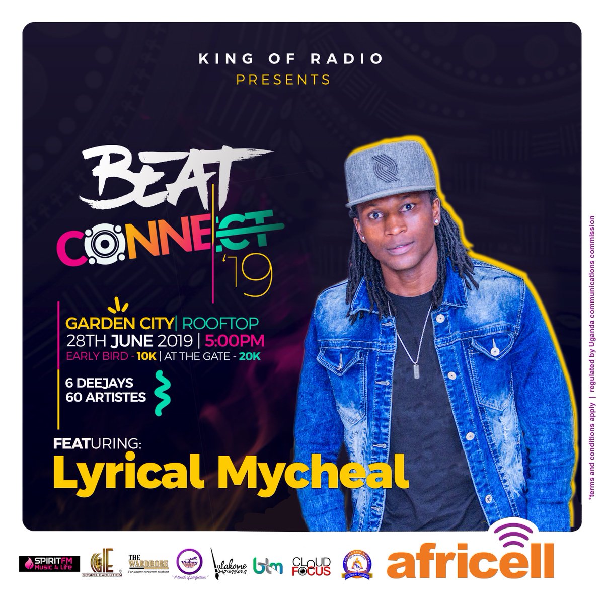 LyricoMycal's tweet photo. This Friday we are bringing Garden City down from the rooftop to the basement. Let all your friends know that my big friend @KingOfRadioUg is throwing the biggest dance party in Africa
#DaBeatConnect #HeyLM https://t.co/krmmzJG0xq