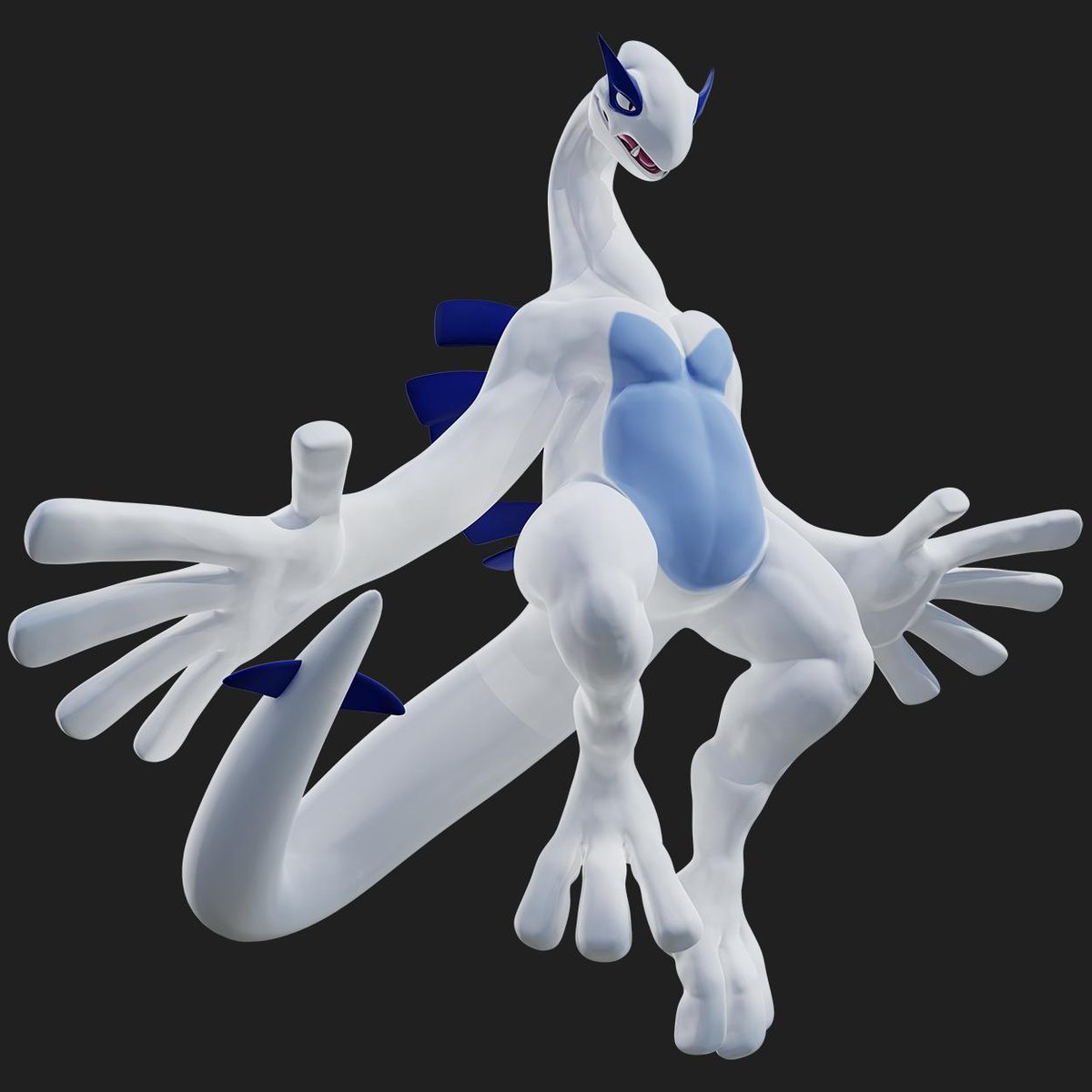 Just posting some random personal art, as I was in a Lugia mood last week a...