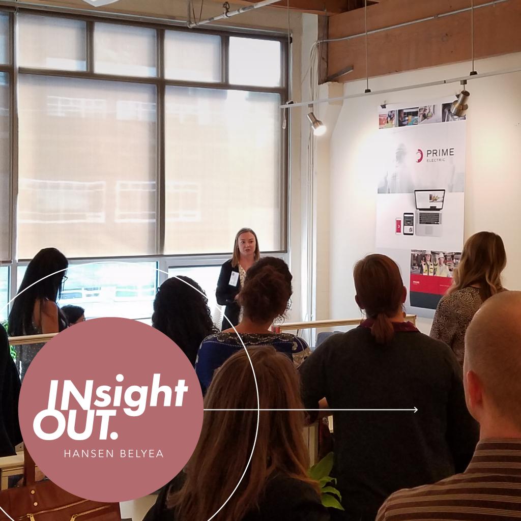 HansenBelyea's tweet photo. Thank you to all the guests who attended our Insight Out event last week. A special shout out to our clients Blueline, @Prime_Electric and @BCRAdesign for sharing their personal stories and being awesome clients! Many guests said how our clients' presentations were inspirational. https://t.co/MJWFUnmVOA