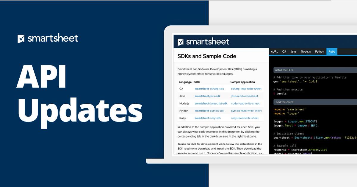 Have you tried importing a file via the Smartsheet API? Don't forget that we have an endpoint for importing an XSLX or CSV. Each of our SDKs have been updated to help you get this done. bit.ly/2JexVS6