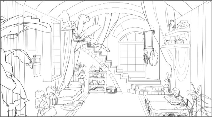 WIP of Mia's house. Her mom is a designer ? 
