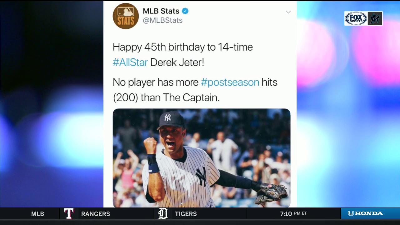 BIRTHDAY ALERT!  Help us wish CEO Derek Jeter a very happy birthday!    