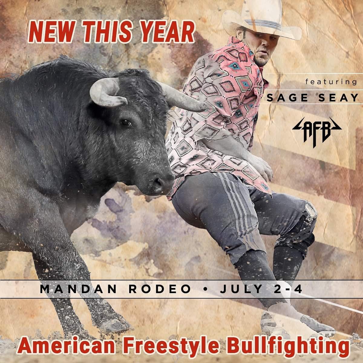 MandanRodeoDays's tweet photo. The competition is set. Watch Sage Seay, Justin Ward and Riley McKettrick "dance" with bulls at Mandan Rodeo Days July 2-4. @ShortyGorham @chadberger #MandanRodeo #AmericanFreestyleBullighting https://t.co/tjDfTgNuaK