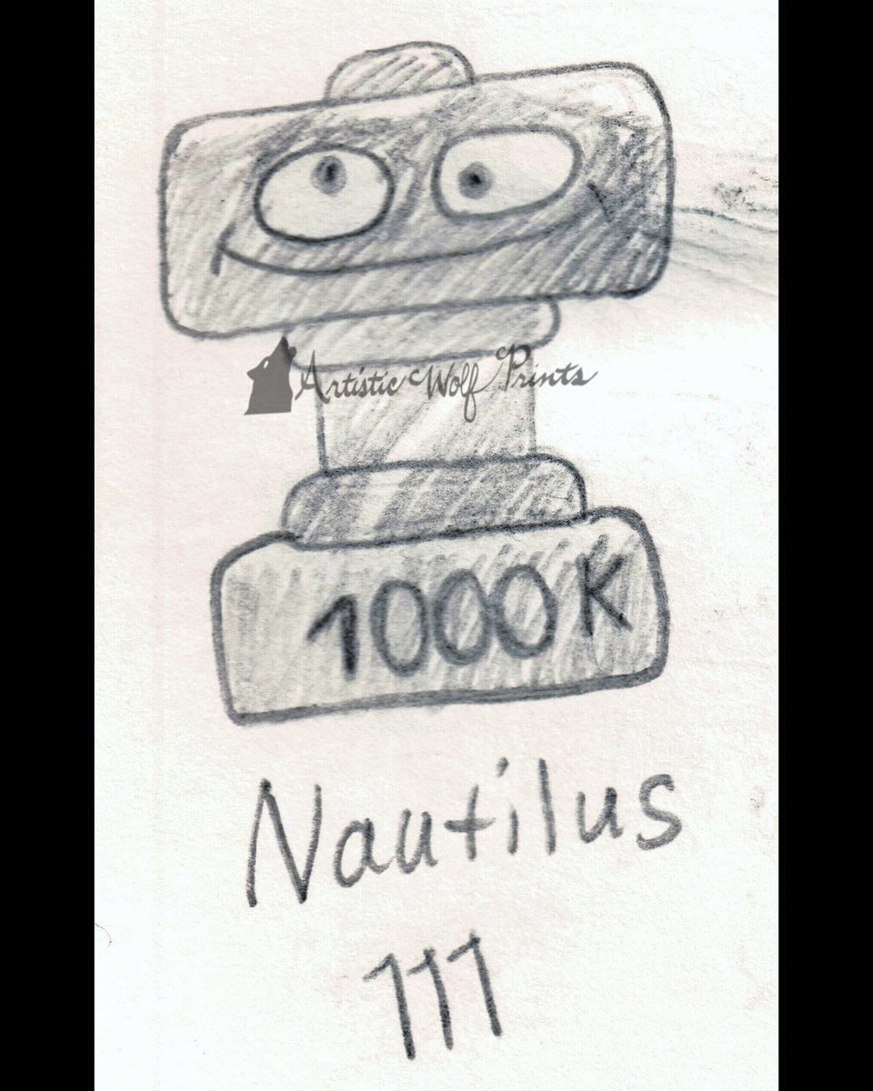 AWP_Art's tweet photo. Good evening/morning my friends!
.
Here is another Crazy Bone, Nautilus. No I did not reach 1000k. Lol 😢😂 I wish....😉
.
#sketchbook #toys #crazybone #crazybones #sketch #art #nautilus #gogoscrazybones https://t.co/ivQkE6QWfG