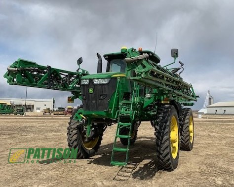 PattisonAg's tweet photo. Today's #SpringSprayerSavings deal! 2015 John Deere R4045 120' Boom, 20" Spacing, S/S Tank, Fnce Row Nozzles, Tract Cntrl and much MORE! Stock #203129. $358,500 CAD.
Located in NORTH BATTLEFORD, SK. Give us a call at 306-445-4468 or stop by for a look. https://t.co/DASjsoVYE0! https://t.co/ifb2r2jRgY