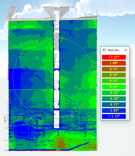 pankowVDC's tweet photo. Used our FARO laser scanner at #CityGardens to produce a heat map in Rithm to identify high and low spots for the field team prior to exterior skin work #PankowProjects @pankowbuilders @FARO_HQ @LorenzoPhilip https://t.co/0FoK3wwhhY