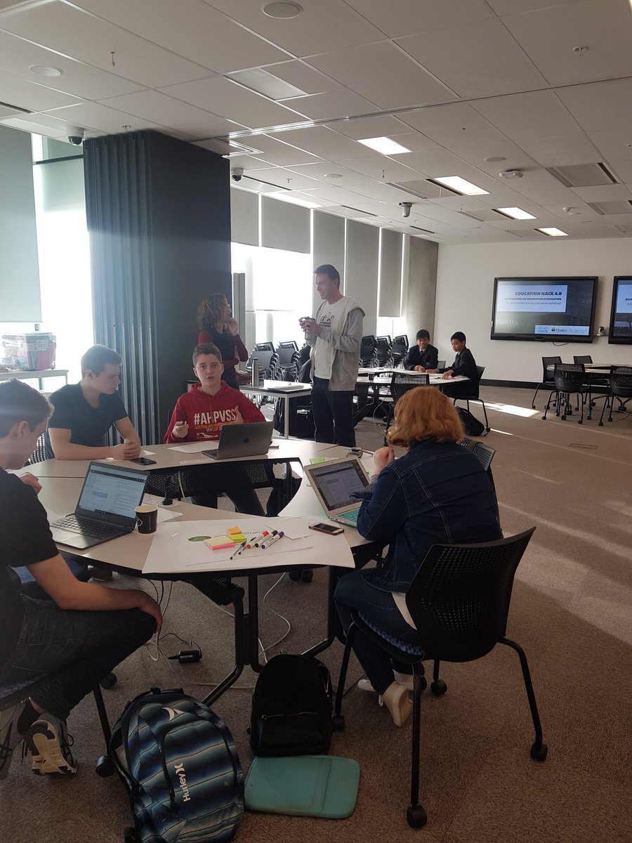 Schools have started arriving for Education Hack 4.0 with <a href="/Flinders/">Flinders University</a> &amp; <a href="/CiscoANZ/">Cisco ANZ</a> 🤖 Over the next two days, student/teacher teams from 6 South Australian schools will work on through the challenges and opportunities of education in the future. Follow #EduHack for more news!