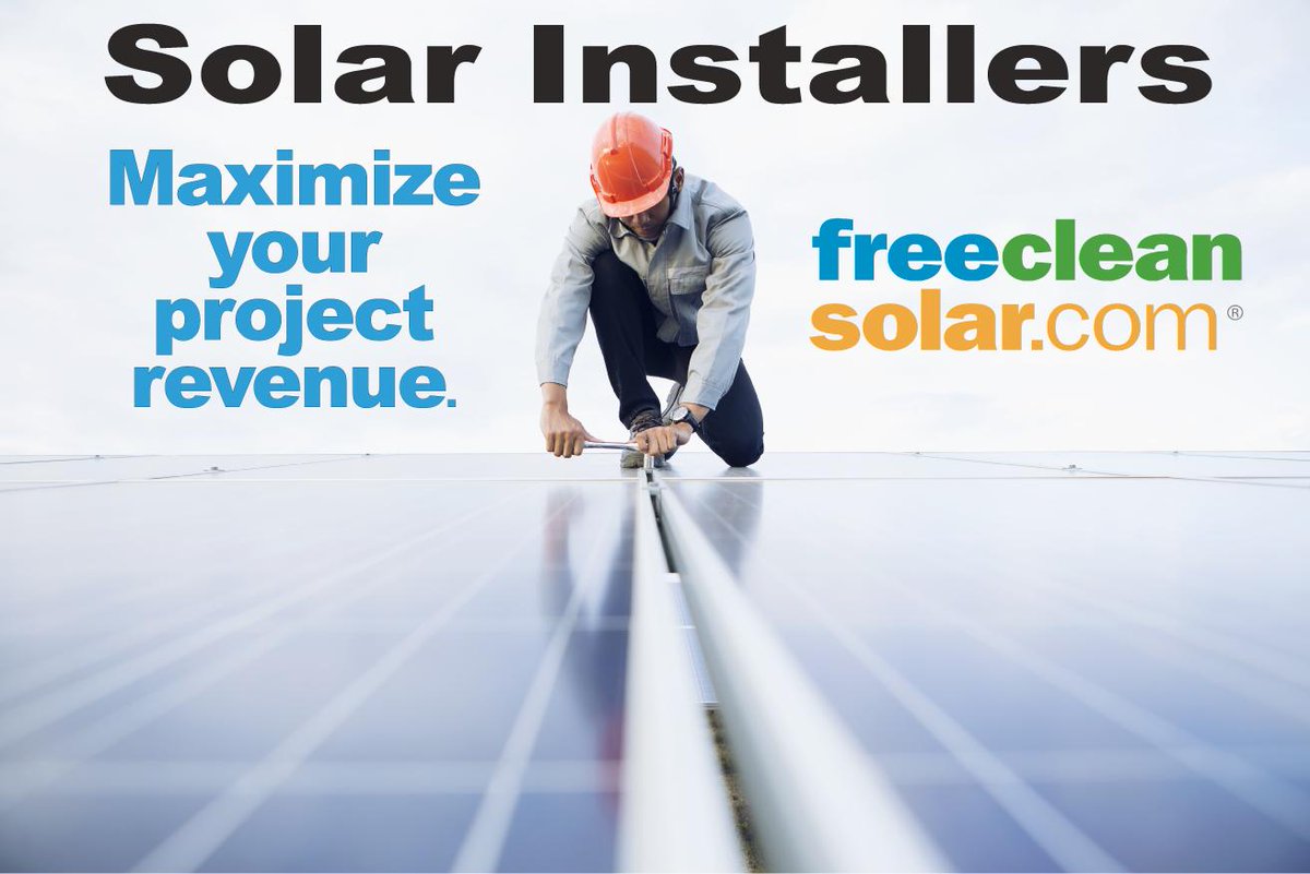 FreeCleanSolar's tweet image. Attention Solar Installers! Save 45-70% on complete solar kits. Lower your bid pricing to win more bids and maximize your project revenue.

#SolarPV #SolarInstallation #LowCostSolar #FCS #SunWatts