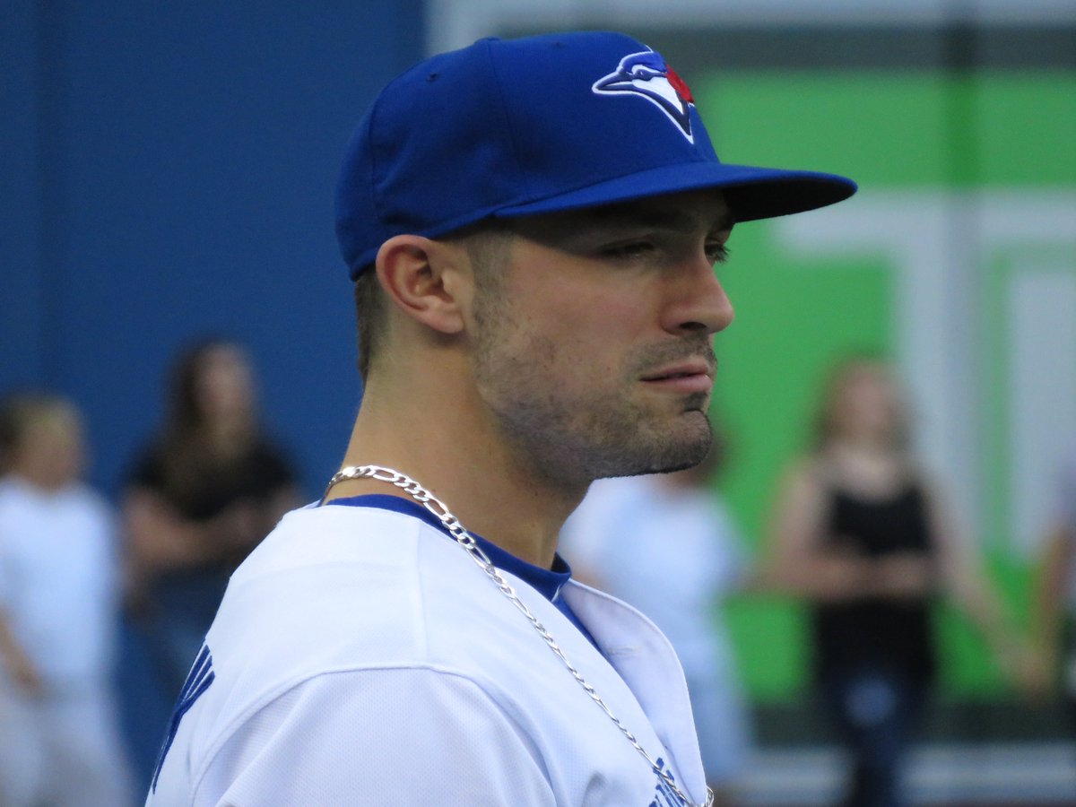 biggles14's tweet photo. Randal has his #RanDoll on Friday. #BlueJays https://t.co/G8R7M8lrxI