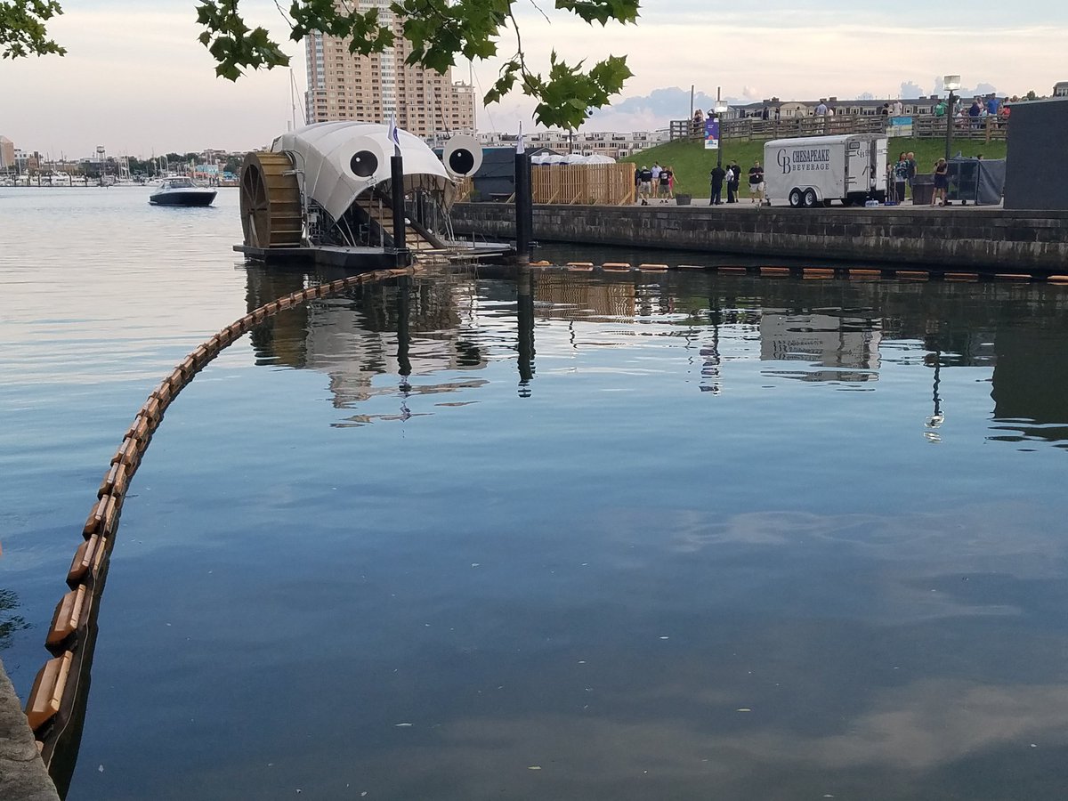 MrsKohout's tweet photo. Had to say "Hi!" Since I was so close π Thanks to @HealthyHarbor and @WaterfrontPB for doing such great work and generating awareness by building empathy for this adorable innovative machine! #orderofthewheel https://t.co/jzO8PpGEeg