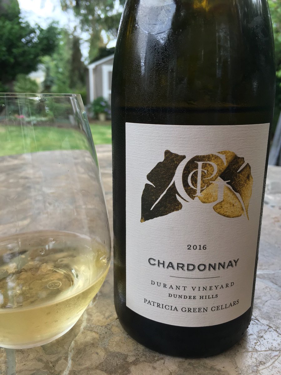 Really enjoyed this #PatriciaGreenCellars #Chardonnay #DurantVineyard #DundeeHills #OregonWine
