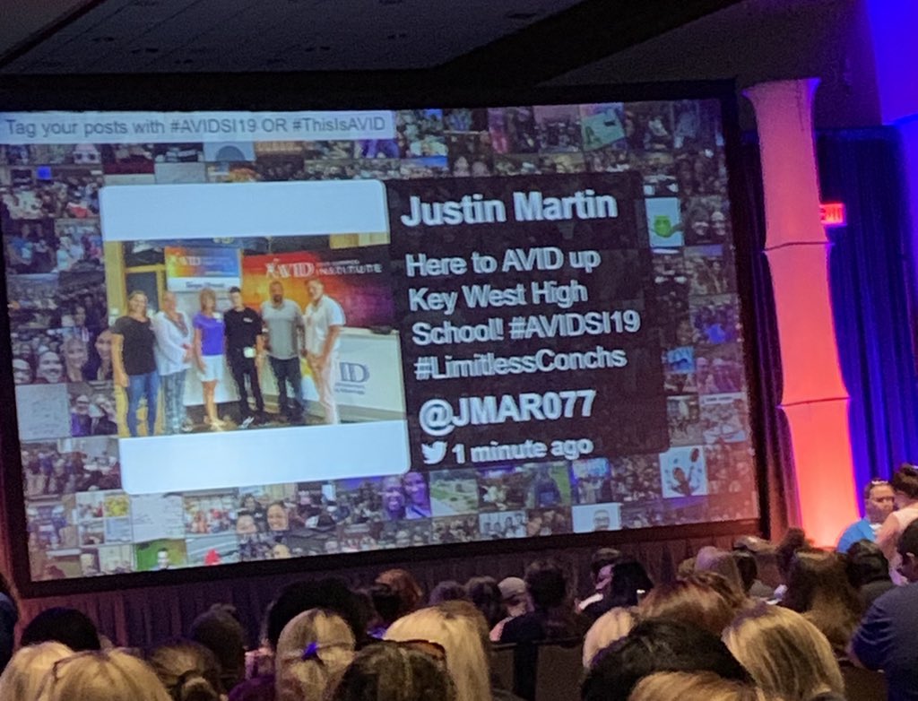 FLKeysELLsCan's tweet photo. #AVIDSI19 #ThisIsAVID #IntELLigence #AVIDExcel #MCSDRocks #AVIDRocks #MCSD @AVIDExcel @AVID_All_Star @AVID4College @keysschools @KCondella https://t.co/g3faBMM7tr