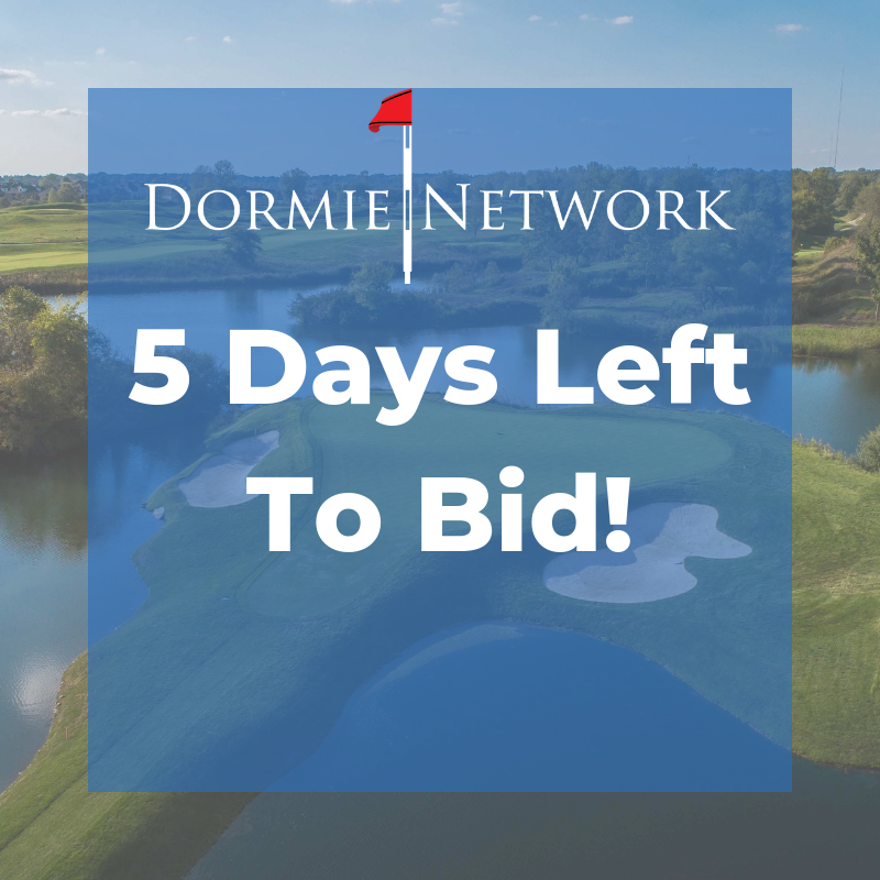 Have you been following the bidding going on at our Dormie Network Auction?? There are only a few days left to win a one-year National Membership! Check it out: ow.ly/aYEZ50uNr4Z