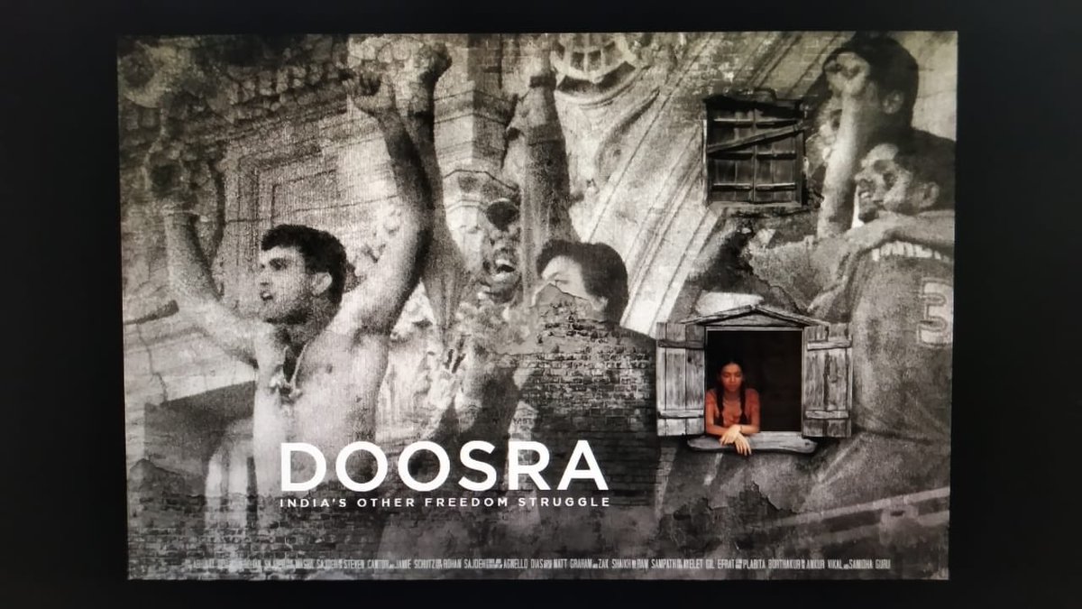 A film that is very special to me. #Doosra - the story of India's iconic 2002 victory as seen through the eyes of a young girl. Story &amp; screenplay by my friend Agnello Dias. Executive producers Masha &amp; Rohan Sajdeh. Stars Plabita Borthakur Ankur Vikal Krishna gokani samidha guru