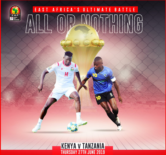 thebreezemmura1's tweet photo. Will #HarambeeStars  get 3 points today when they play against Tanzania 🇹🇿  #KENTAN 
Stay in the game with #AFCON19 at the #Sportbreeze where we bring you all the analysis and the @AFCON_2019 preview with our host @_martinmoses 
@gacau_joseph 
@terrysakini https://t.co/FJSMwxtAcO