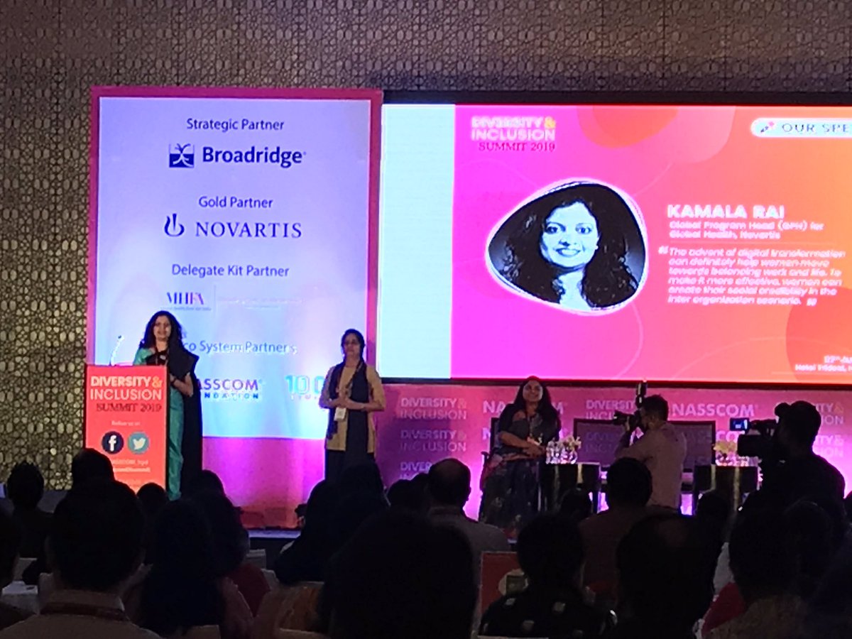 Dixste's tweet photo. “I am fascinated by this new realm of data and digital and the impact it can have on patients.” Kamala Rai on upskilling @nasscomDnI https://t.co/A0P9HK6gP8