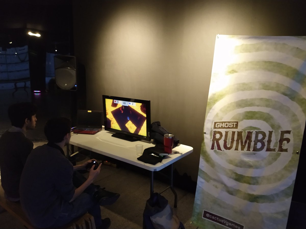 cactusVgames's tweet image. A lot of fun and a lot of bugs!
#GhostRumble #GameDev #UserTest